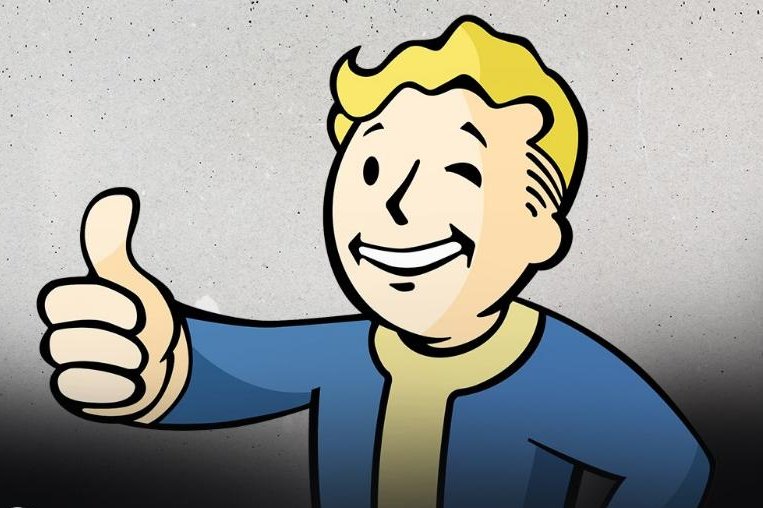 Logotipo oficial da franquia de jogos Fallout.