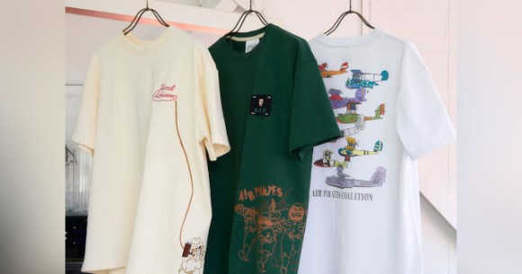 Studio Ghibli lança coleção de camisetas inspiradas no filme Porco Rosso
