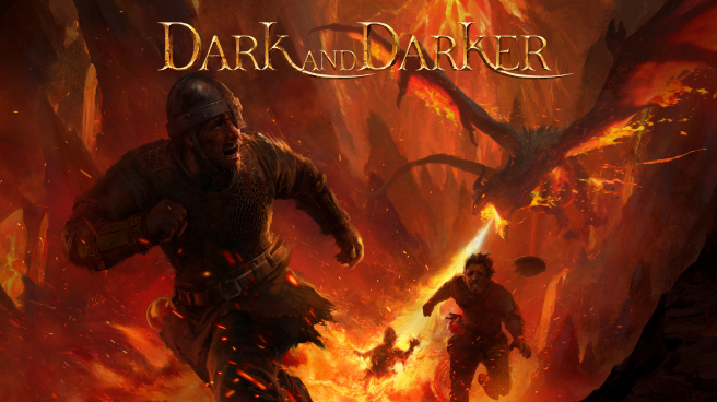 Arte promocional de Dark and Darker destacando a Temporada 10 do Acesso Antecipado.