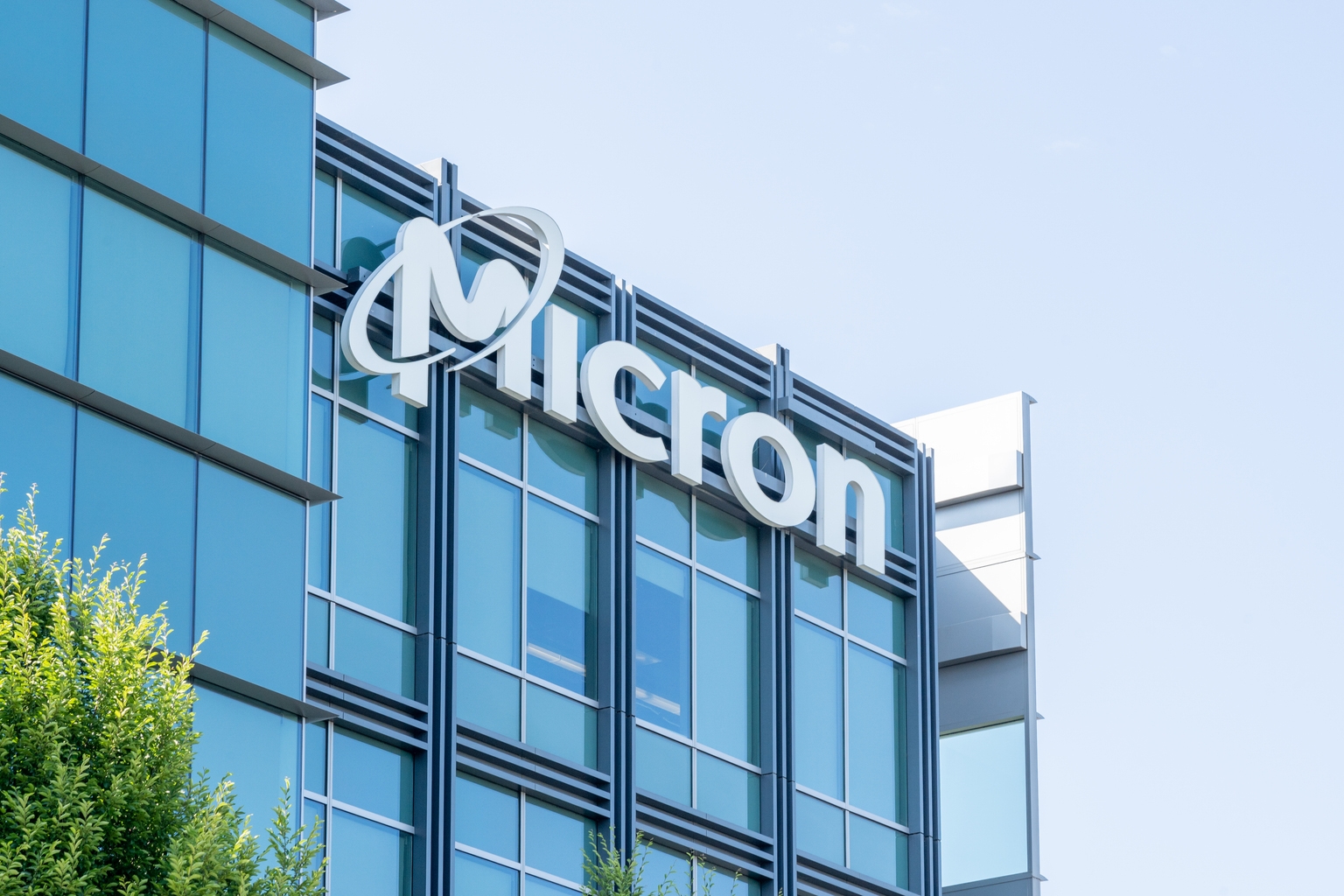 Logotipo ou representação de hardware da Micron Technology.