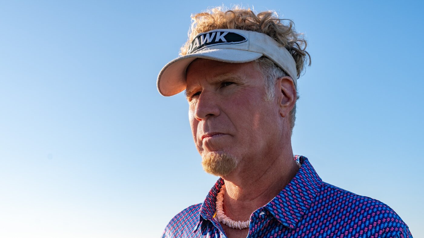 Will Ferrell em cena da série The Hawk da Netflix.