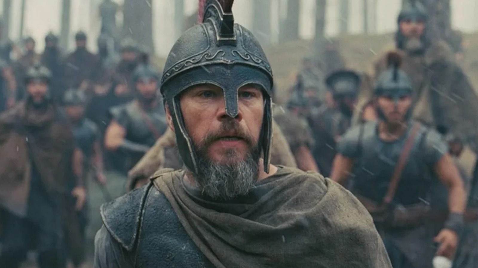 Cena do filme The Odyssey dirigido por Christopher Nolan