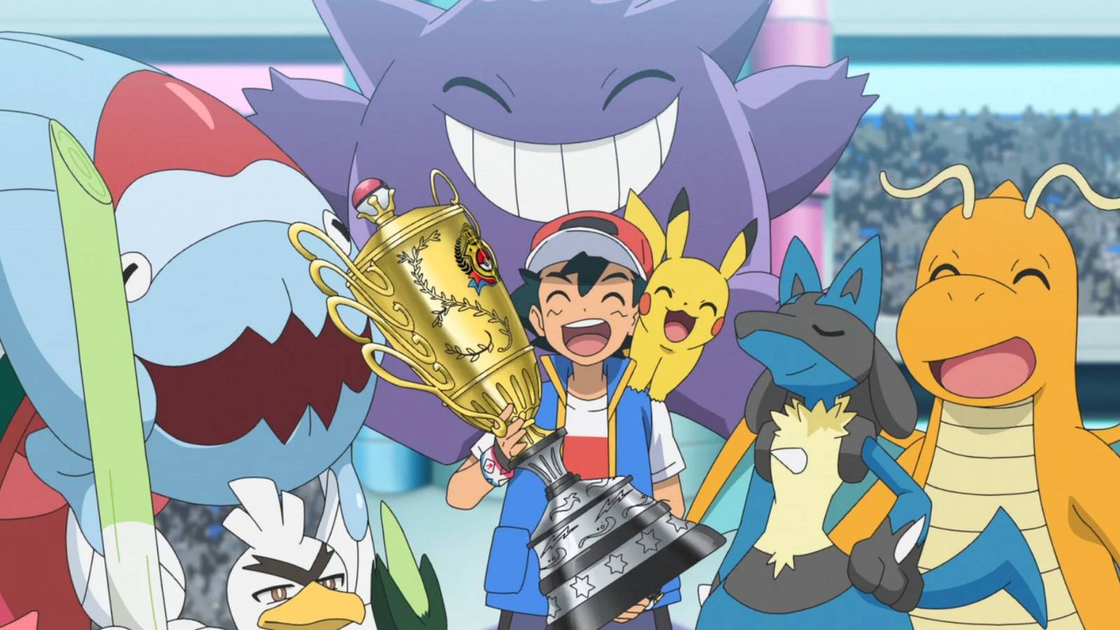 Ilustração do personagem Ash Ketchum, protagonista do anime de Pokémon.