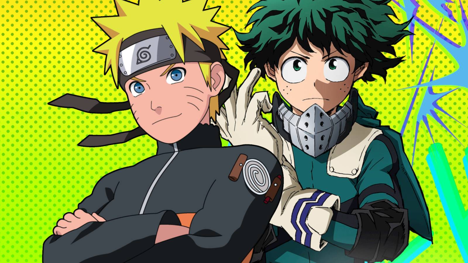Ilustração de personagens do mangá Shinobi Undercover