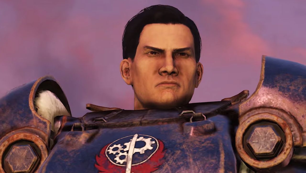Logotipo da desenvolvedora de jogos Bethesda.