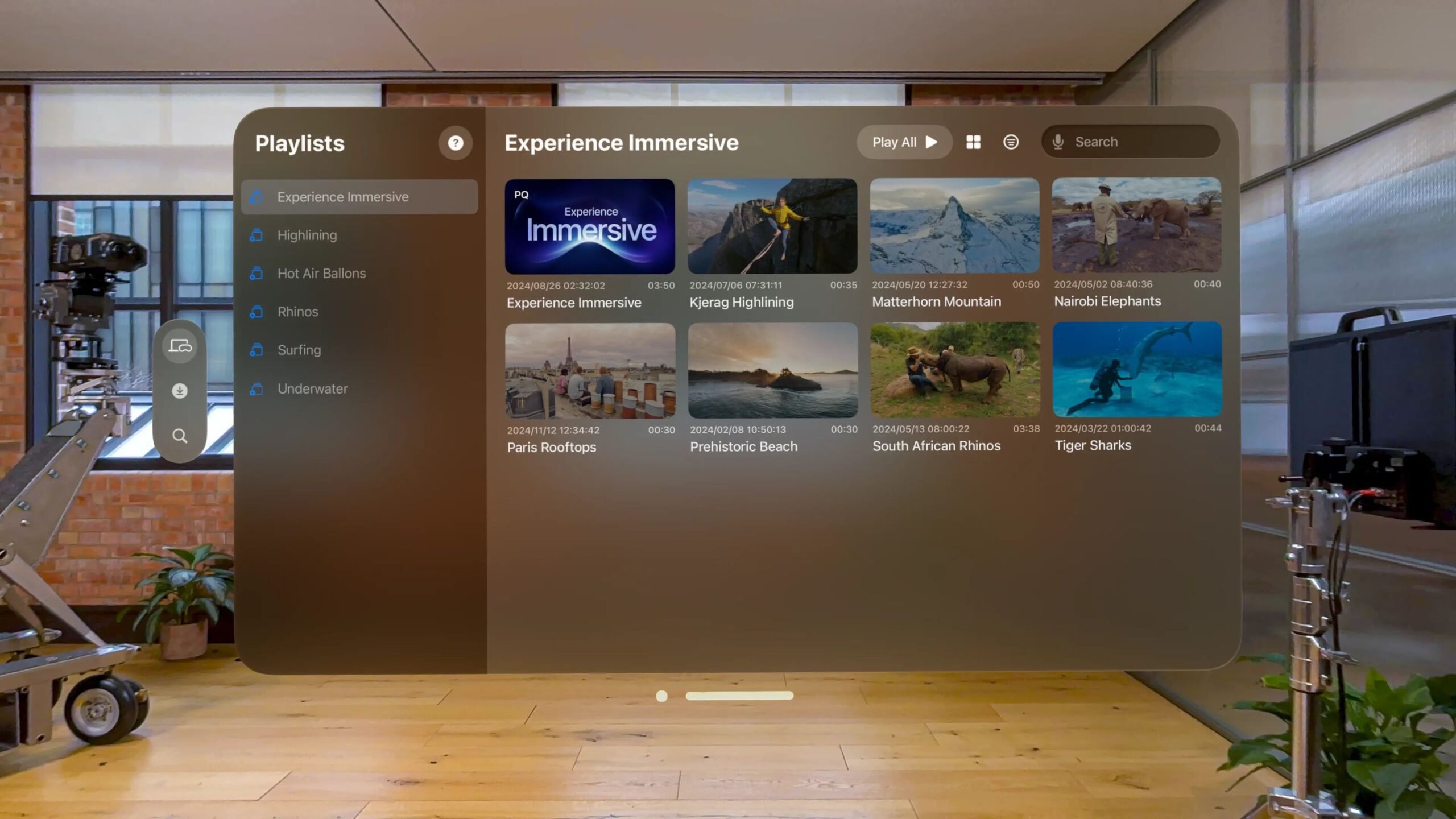 Apple Vision Pro sendo utilizado para jogos
