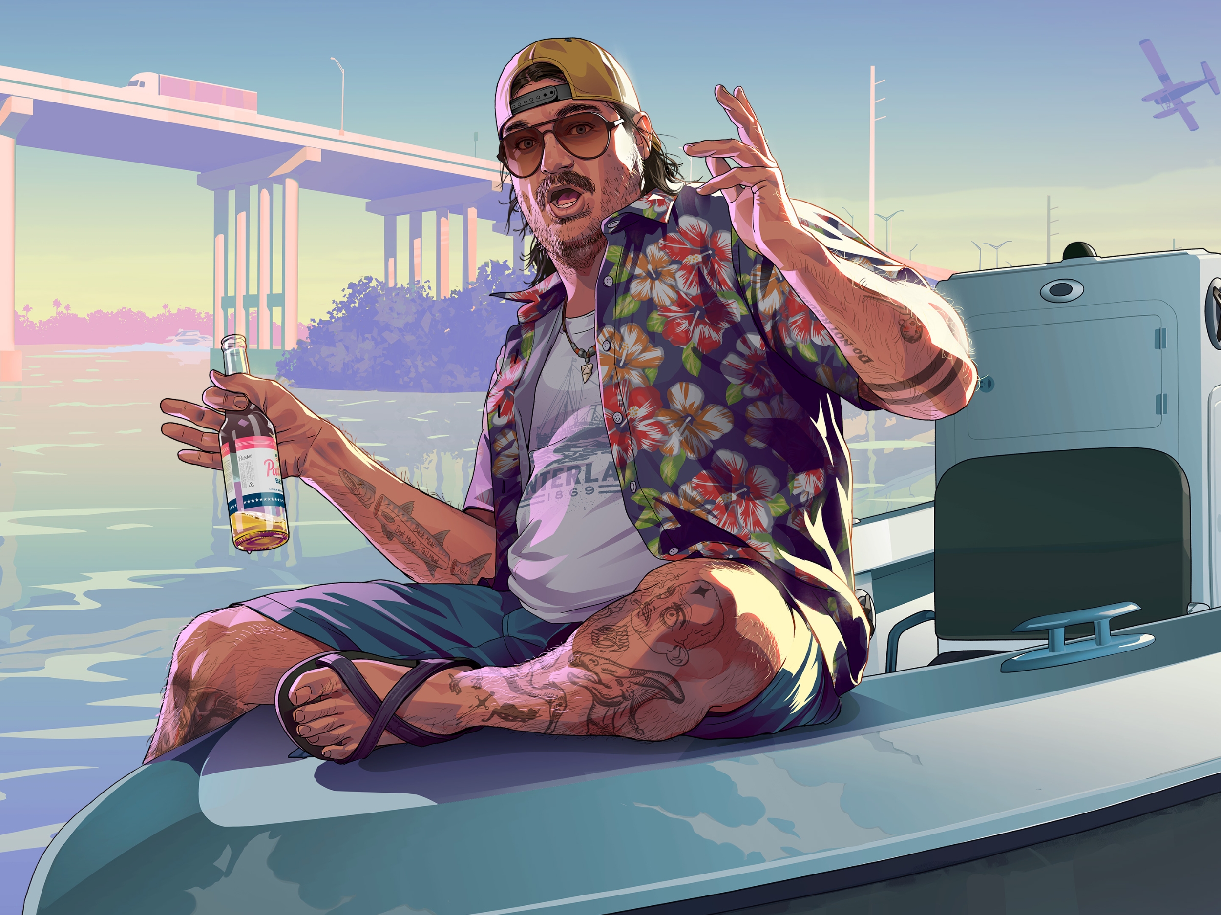 Imagem ilustrativa de GTA 6 com destaque para vazamentos de gameplay