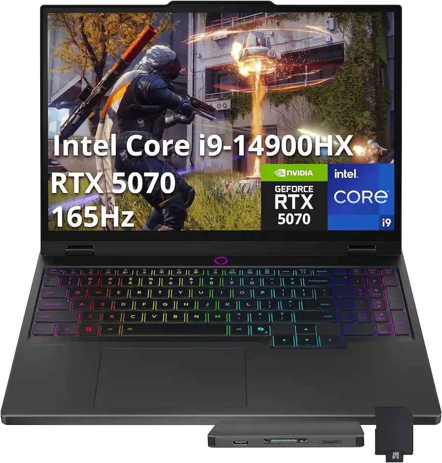 Notebook gamer Lenovo Legion 5 em uma mesa de trabalho