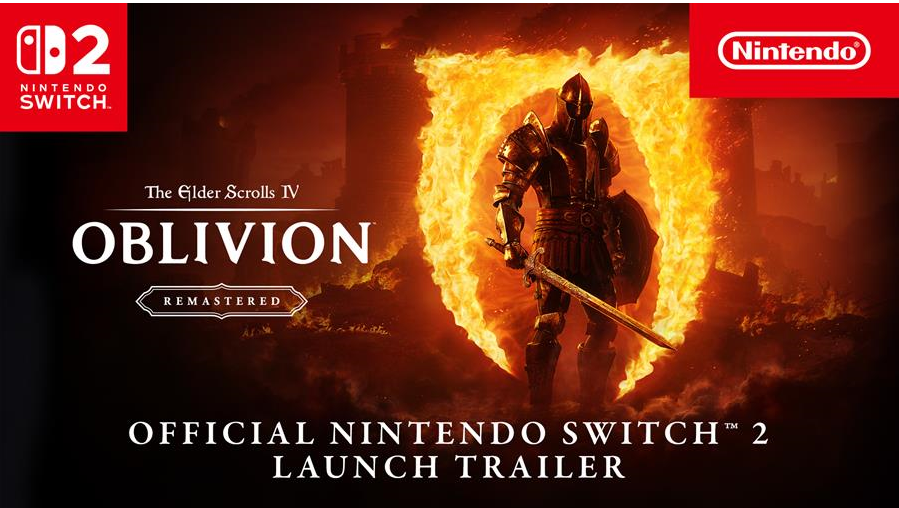 Logotipo de The Elder Scrolls IV: Oblivion Remastered para Nintendo Switch 2