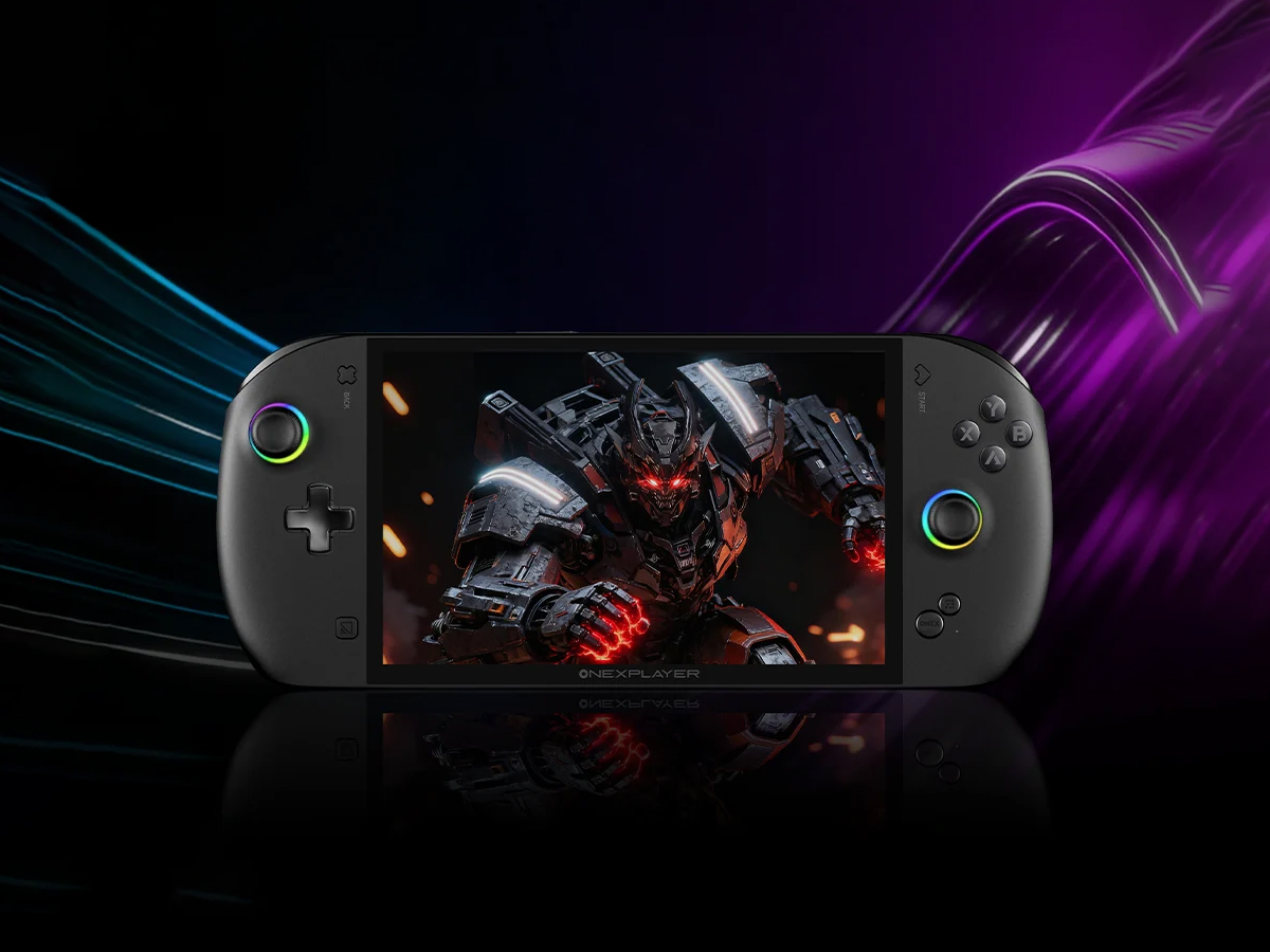 Console portátil OneXPlayer Apex Air com tela de 8 polegadas e design robusto