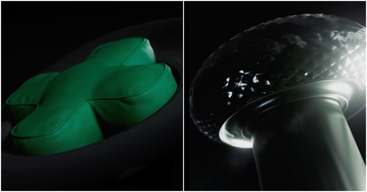 Almofada em formato de D-pad e alavanca analógica gigante da parceria entre Xbox e IKEA