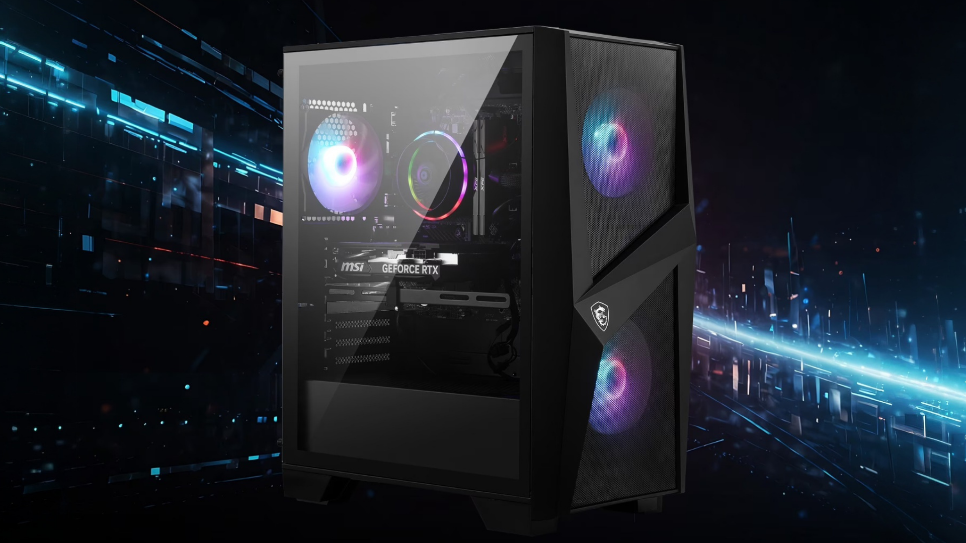 PC gamer MSI Codex R2 com RTX 5070 em destaque