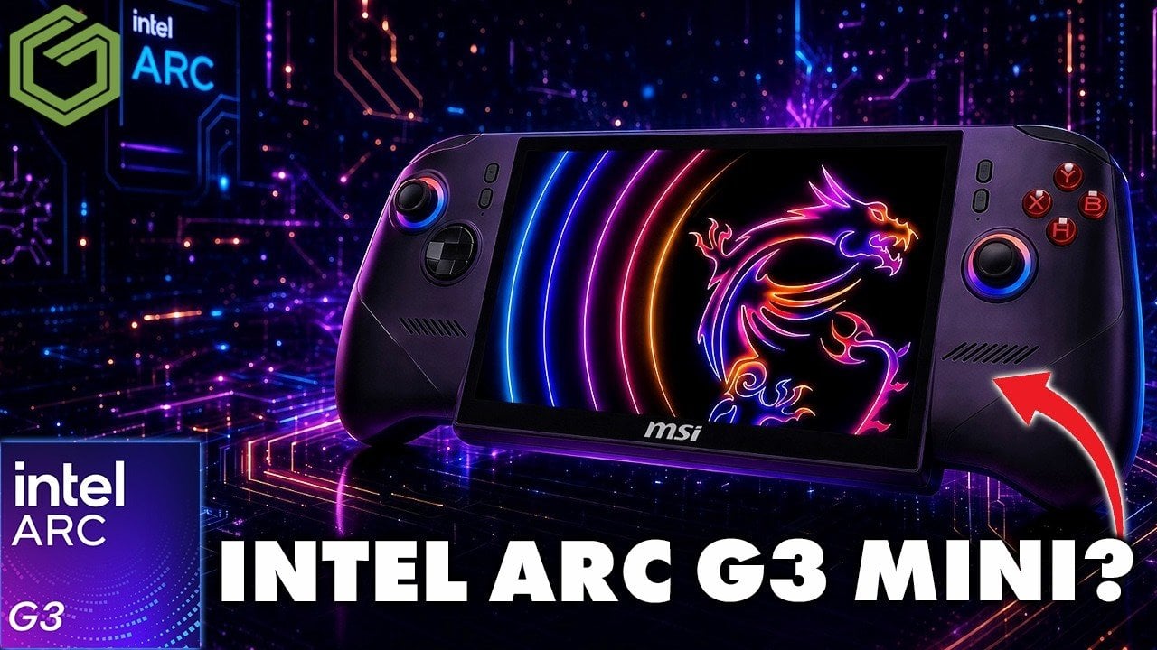 Processador Panther Lake da Intel para handhelds de jogos