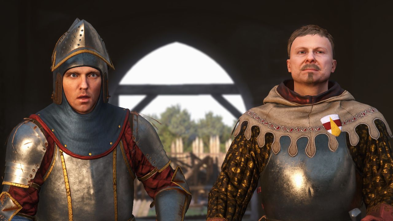 Henry e Radzig lado a lado em imagem promocional de Kingdom Come.