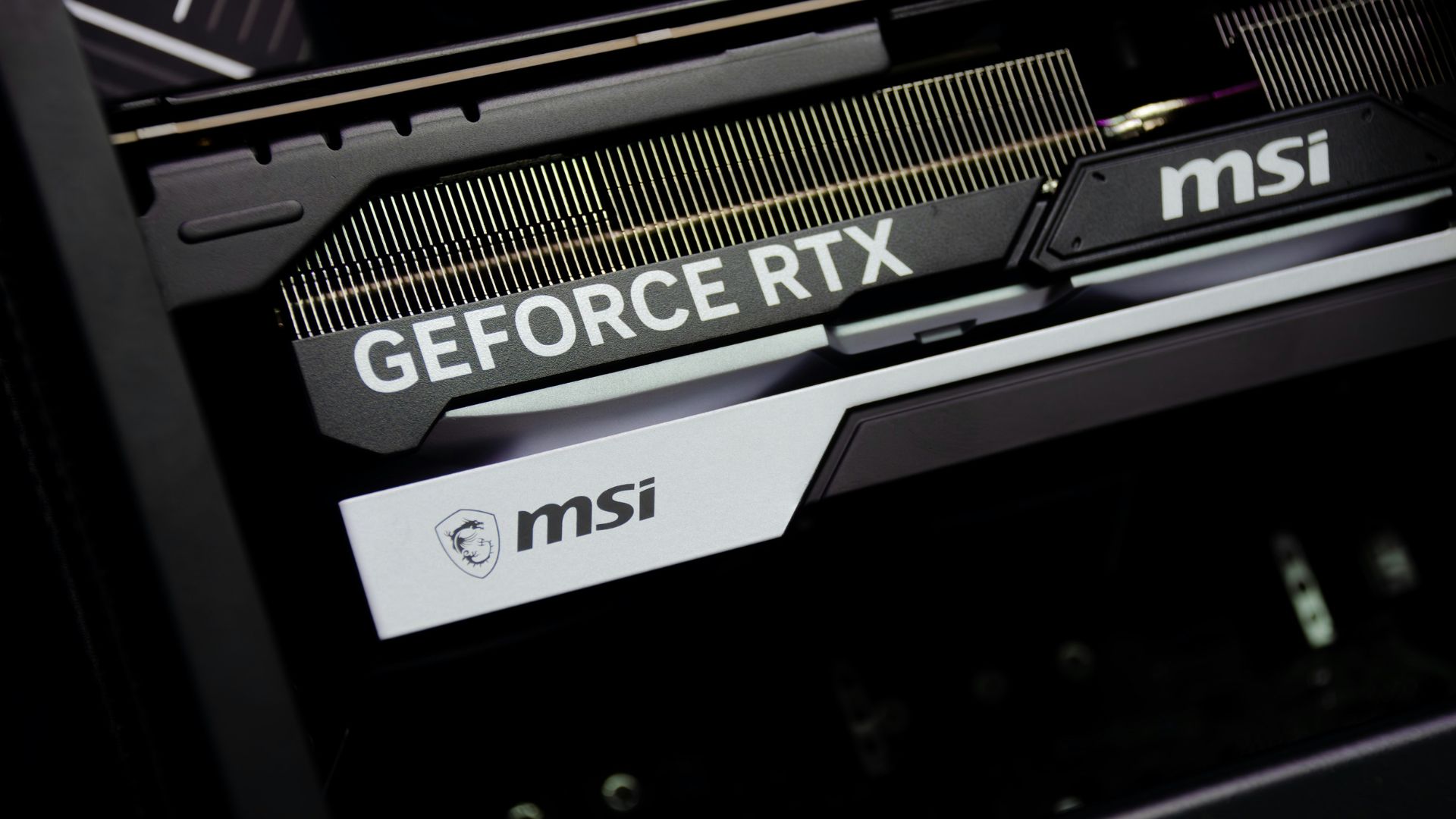 Placas de vídeo Nvidia RTX 50 em exibição
