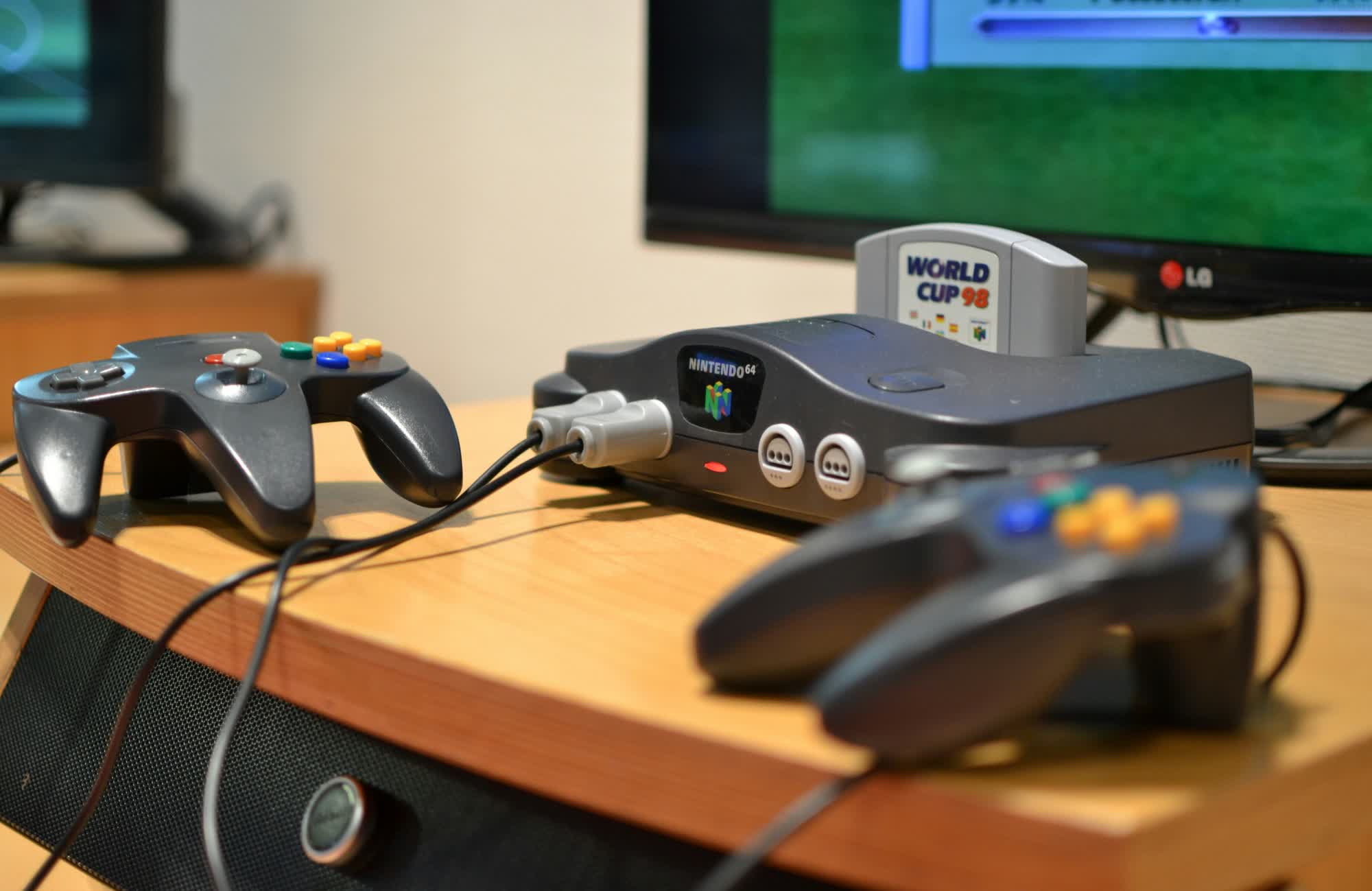 Nintendo 64 console celebrando 30 anos de lançamento
