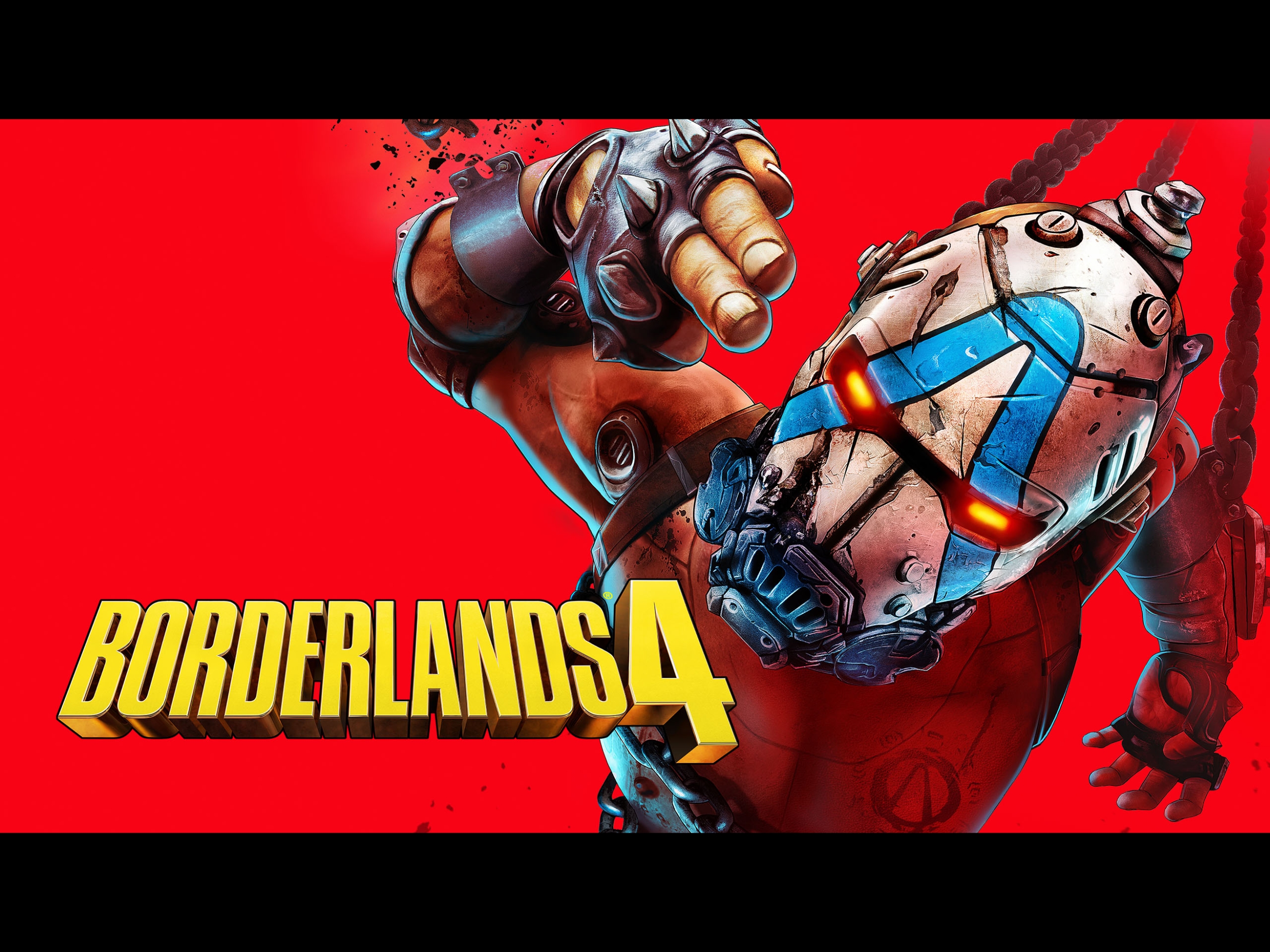 Tela do jogo Borderlands 4 mostrando ação de tiro e loot
