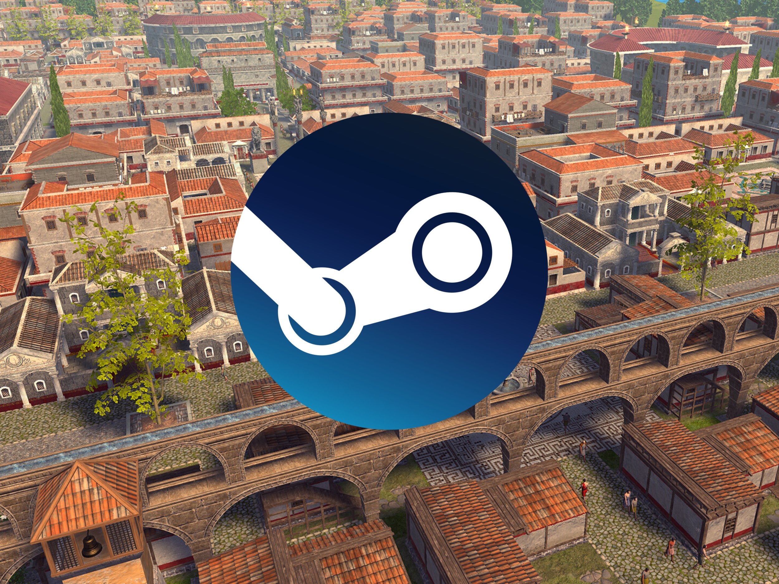 Captura de tela do jogo de construção de cidades Pompeii: The Legacy no Steam