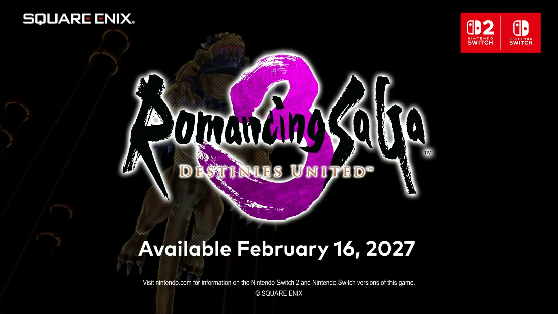 Capa de Romancing SaGa 3: Destinies United para Nintendo Switch