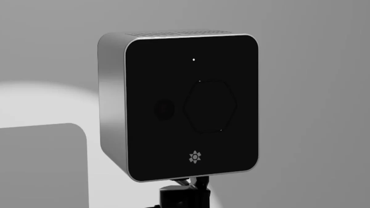 Dispositivo Station da Soulart, base station para rastreamento corporal em realidade virtual