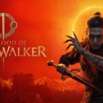 Cena de gameplay de The Blood of Dawnwalker mostrando o protagonista em ambiente medieval sombrio.