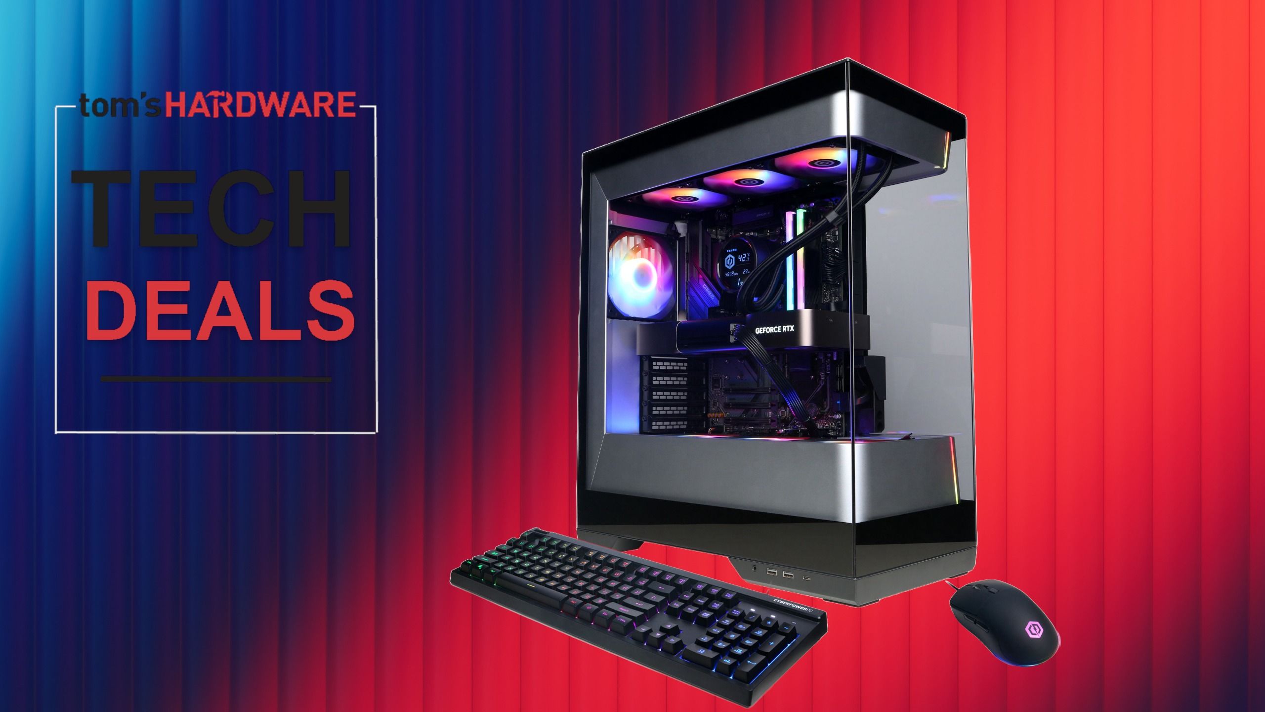 CyberPowerPC SLC8500WST gaming PC com Ryzen 7 9800X3D e RTX 5080