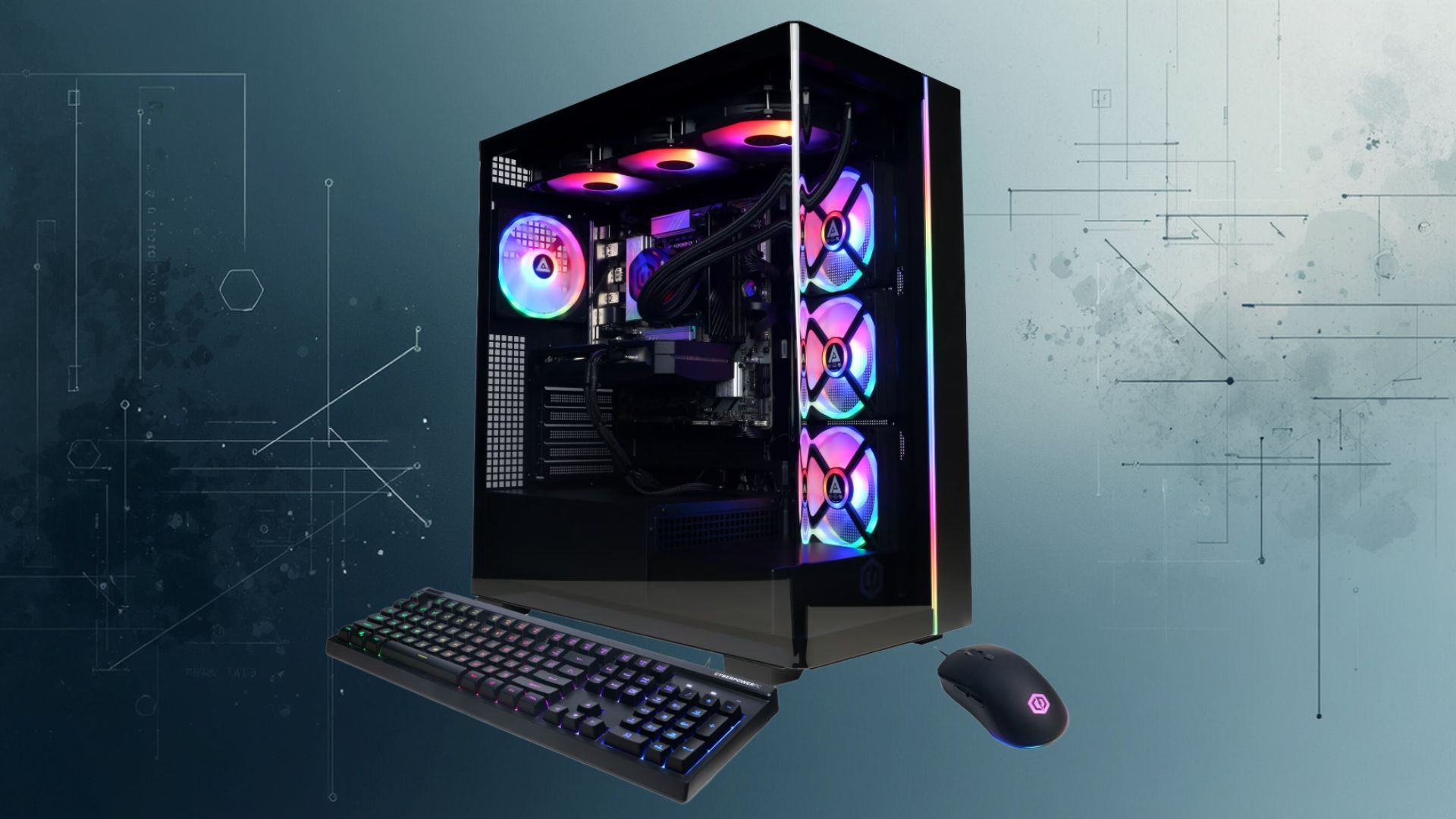 Desktop gamer CyberPowerPC Gamer Supreme com componentes Intel e NVIDIA