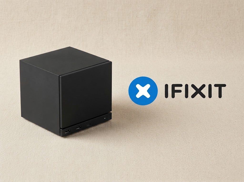 Tela do guia de reparo da Steam Machine no site iFixit