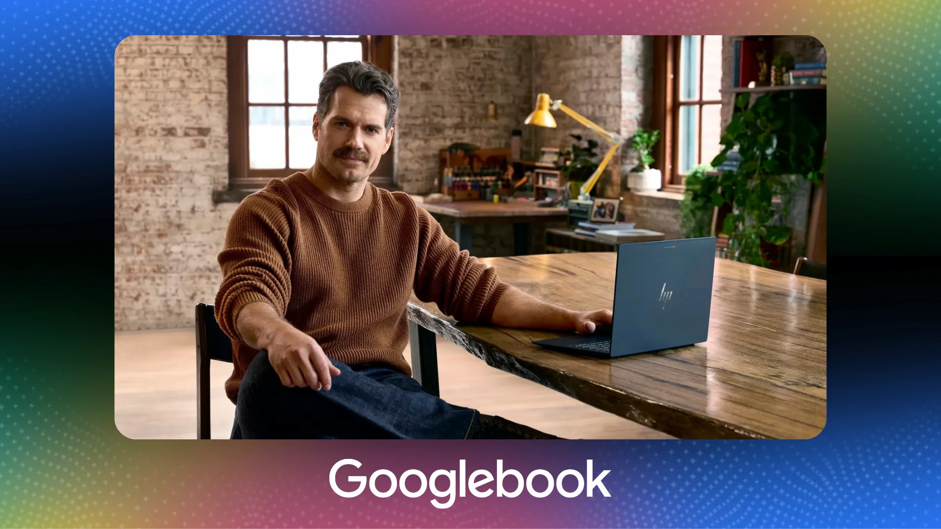 Henry Cavill trabalhando no desenvolvimento de jogo no Googlebook