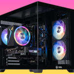Desktop ABS Flux II Aqua com RTX 5070, CPU Intel i7‑14700F, 32 GB DDR5 e SSD de 1 TB