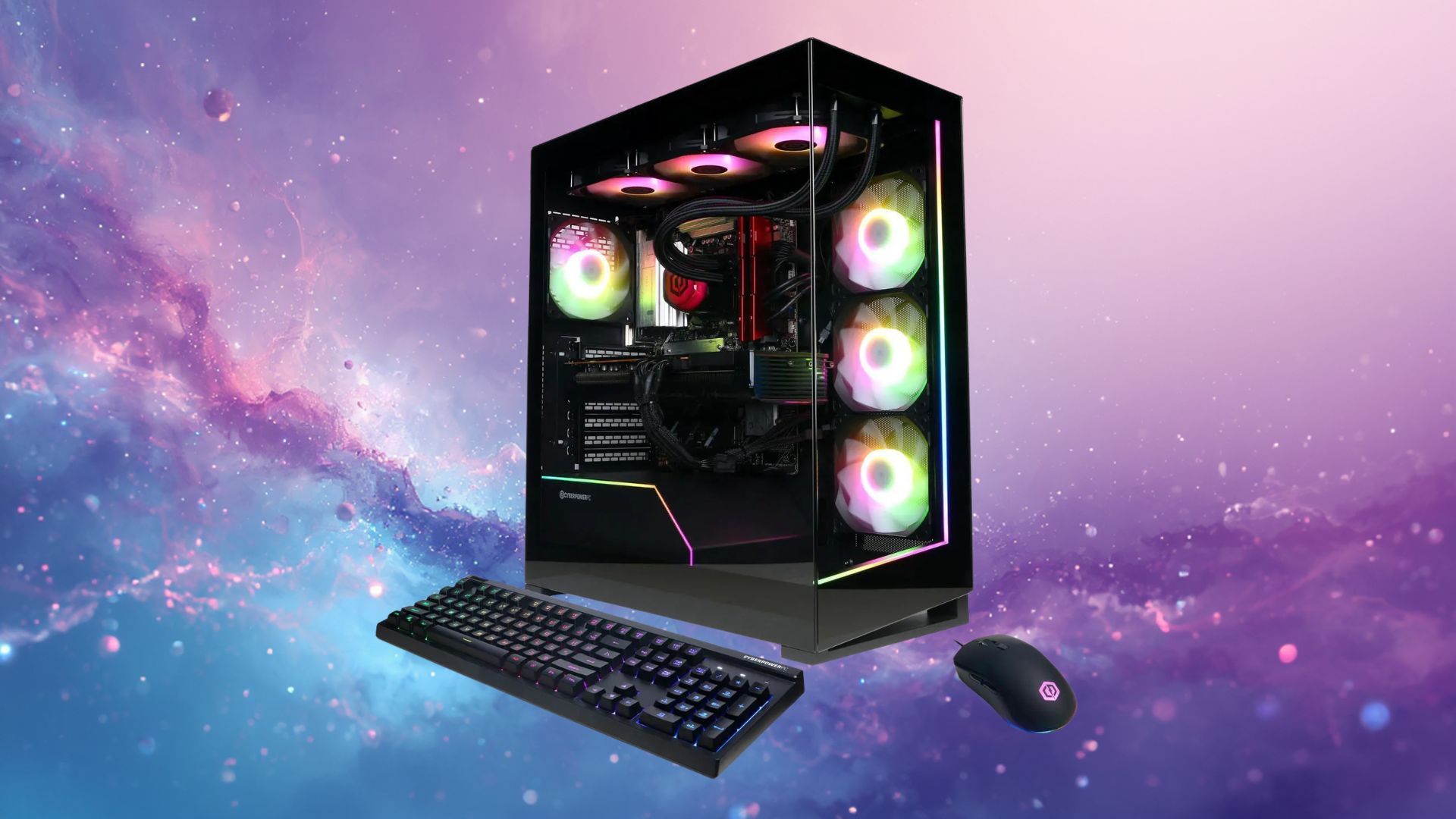 PC gamer AMD 4K com Ryzen 9 9800X3D, Radeon RX 9070 XT, 32 GB DDR5 e SSD 2 TB