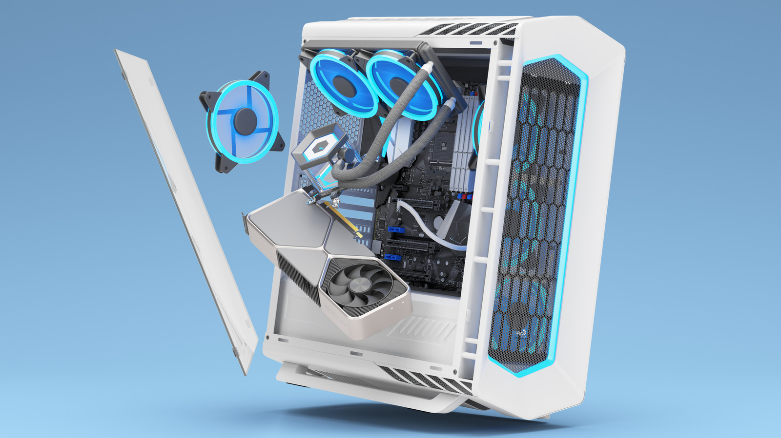 Montagem de PC retro gaming com componentes econômicos