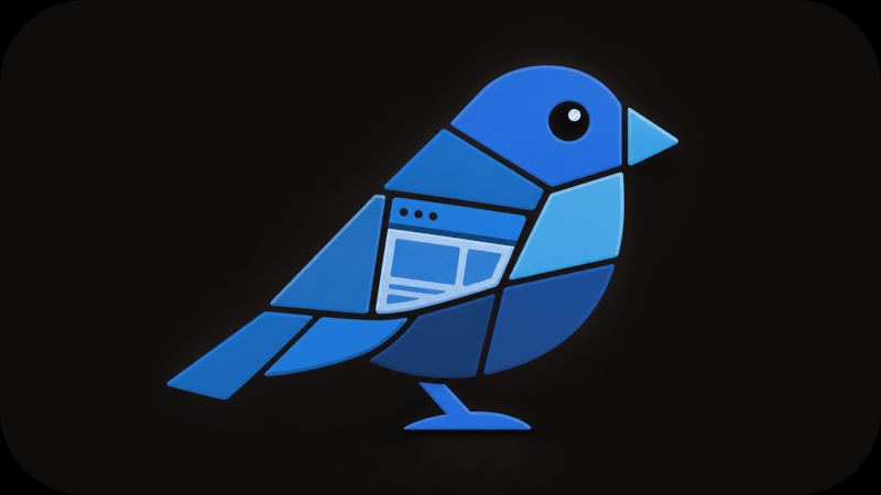 Tela do navegador Tilefinch rodando no PlayStation Portable